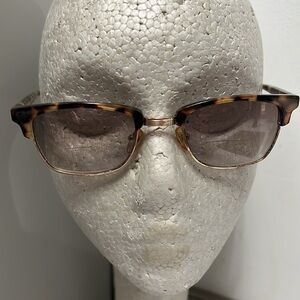 Eyebobs Ornery Son Sun Readers Eyeglasses Frames Tortoiseshell Goldtone Rim